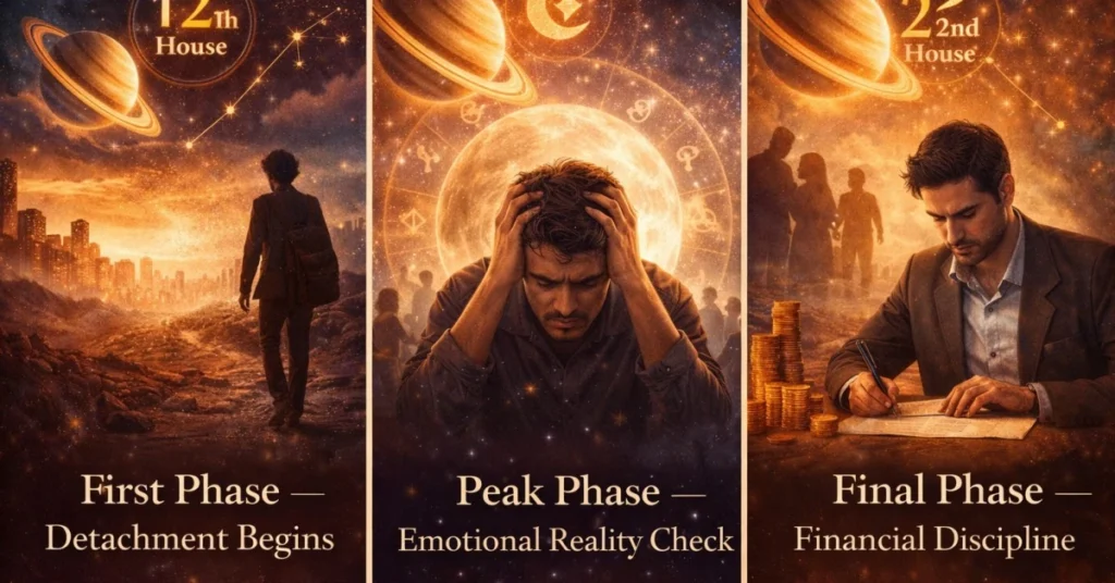 Sade Sati First Phase: Emotional Detachment Begins